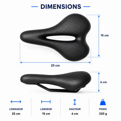 Selle adaptoform 3D - Pour rouler sans douleur