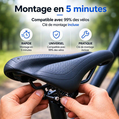 Selle adaptoform 3D - Pour rouler sans douleur