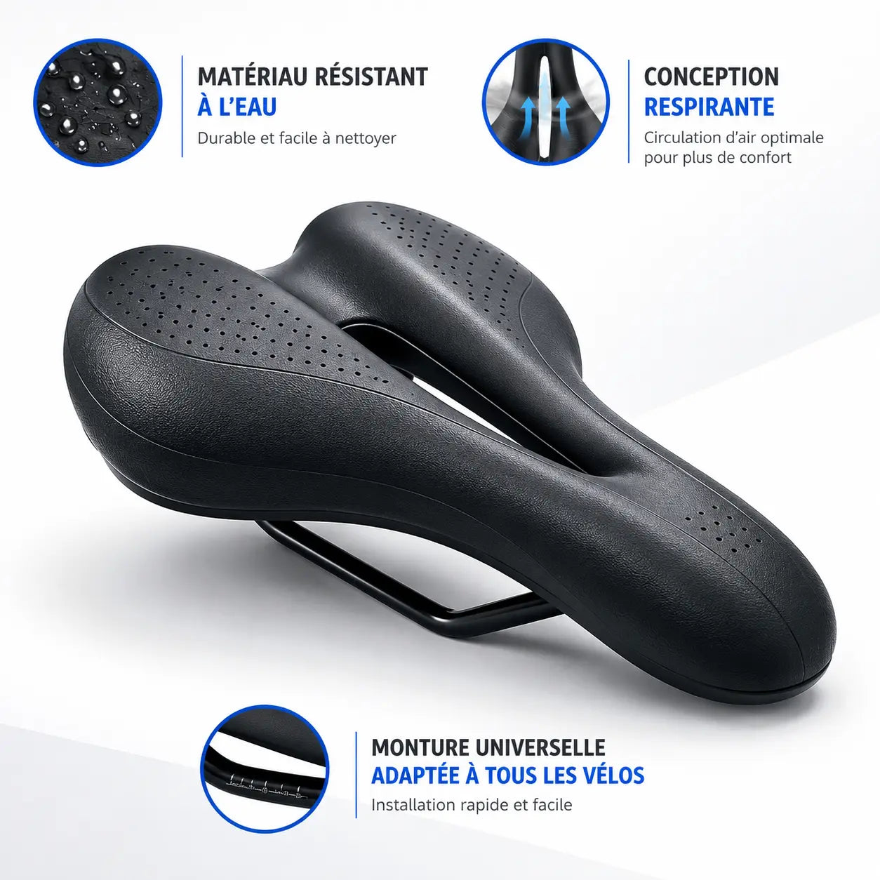 Selle adaptoform 3D - Pour rouler sans douleur