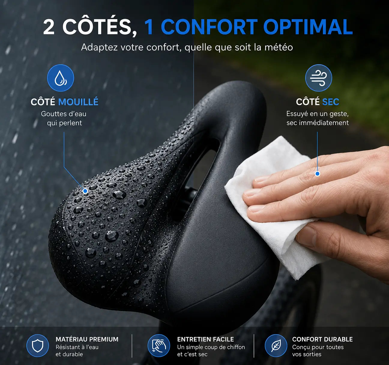 Selle adaptoform 3D - Pour rouler sans douleur
